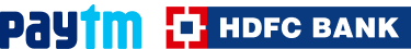 paytm X HDFC logo